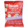 IWON Organics, Органический протеин, попкорн, белые трюфели и морская соль, 8 пакетиков по 28 г (1 унция)
