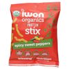 IWON Organics, Organics Protein Stix, острый сладкий перец, 8 пакетиков по 42 г (1,5 унции)