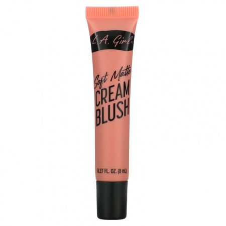 L.A. Girl, Blendable Cheek + Lip Color, мягкие матовые кремовые румяна, бутоны розы, 8 мл (0,27 жидк. Унции)