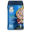 Gerber, Hearty Bits, мультизлаковая каша, для малышей от 12 месяцев, банан, яблоко и клубника, 227 г (8 унций)