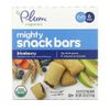 Plum Organics, Mighty Snack Bars, для малышей, голубика, 6 батончиков по 19 г (0,67 унции) каждый