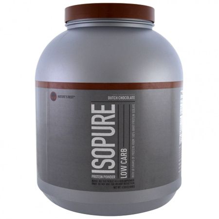 Isopure, Низкоуглеводный протеиновый порошок, датский шоколад, 2,04 кг (4,5 фунта)