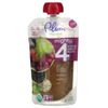 Plum Organics, Mighty 4, смесь 4 Food Group, горох, груша, вишня, ежевика, клубника, черная фасоль, шпинат, овес, 113 г (4 унции)