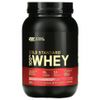 Optimum Nutrition, Gold Standard, 100% Whey, со вкусом клубники, 907 г (2 фунта)