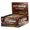 FITCRUNCH, Запеченный батончик с сывороточным протеином, тесто для шоколадного печенья, 12 батончиков, 88 г (3,10 унции)