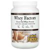 Natural Factors, Whey Factors, 100% натуральный сывороточный белок, с натуральным вкусом двойного шоколада, 12 унций (340 г)