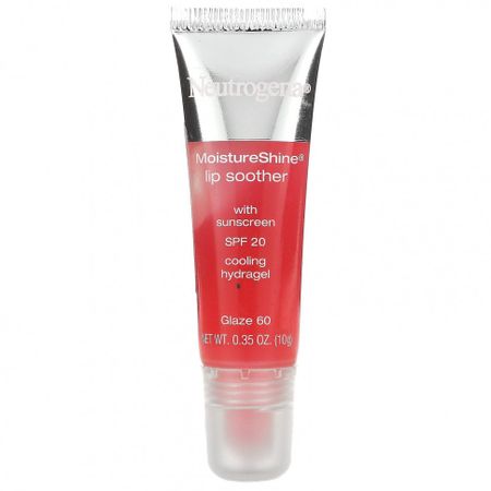Neutrogena, MoistureShine, пустышка для губ, SPF 20, глазурь 60, 10 г (0,35 унции)