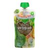 Happy Family Organics, Organics Happy Tot, «Вкусные овощи», органическое пюре из шпината, яблок, батата и киви, 120 г