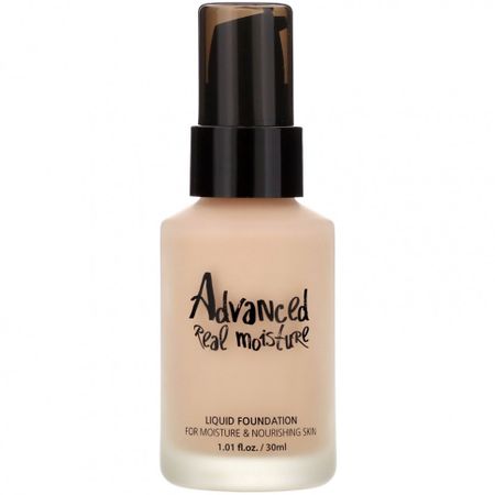 Touch in Sol, Advanced Real Moisture, Liquid Foundation, SPF 30 PA++, #21 Nude Beige, 1.01 fl oz (30 ml)