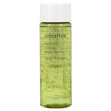 Innisfree, Средство для снятия макияжа с губ и глаз Apple Seed, 3,38 жидких унций (100 мл)