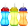 Nuby, No Spill Flexi Straw Gripper Cup, Netural, 3 Pack