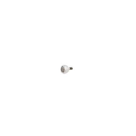 AURIS Фактурный топ для пирсинга Cup-set gem из белого золота, 2мм