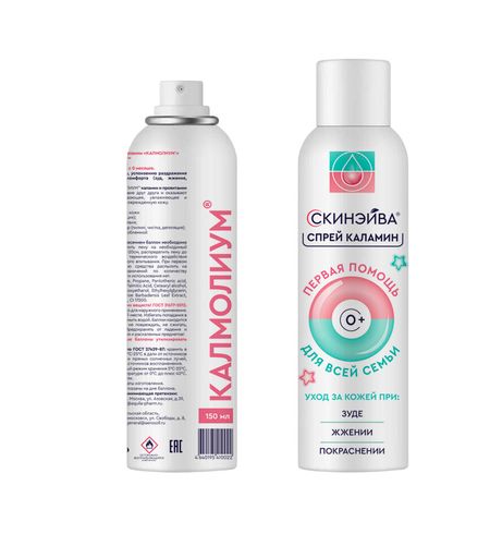 Скинэйва Калмолиум пена-спрей с каламином успок первая помощь для всей семьи150мл 468₽