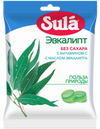 Sula Эвкалипт Леденцы без сахара с витамином С и маслом эвкалипта 60 г