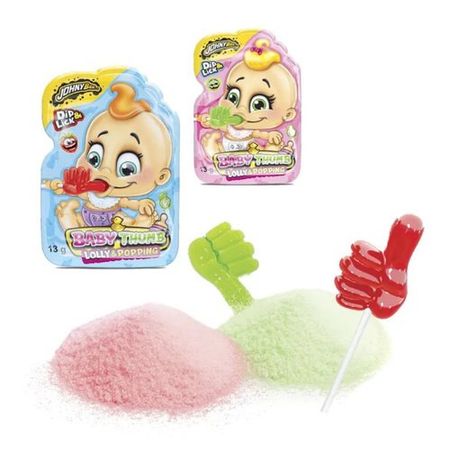 Леденец Johny Bee Baby Thumb со взрывной карамелью, 13гр, в ассортименте