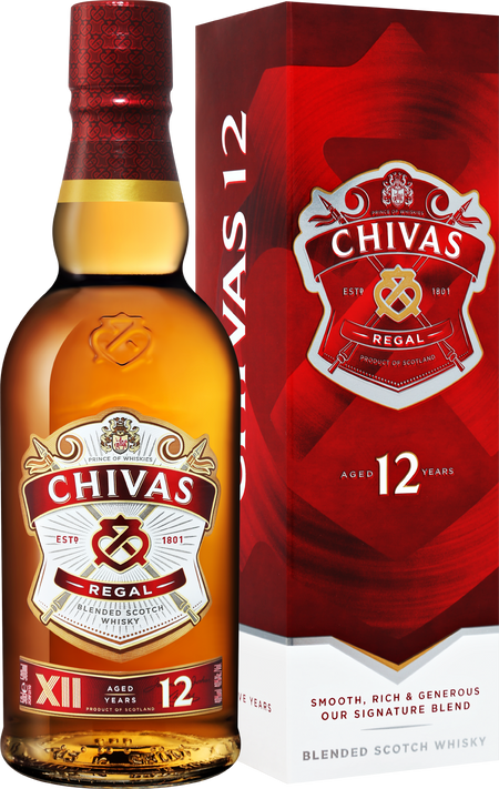 Chivas Regal Blended Scotch Whisky 12 y.o. (gift box)