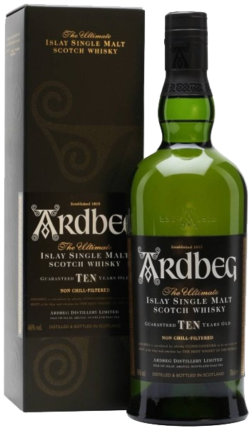 Ardbeg Islay Single Malt Scotch Whisky 10 y.o. (gift box)