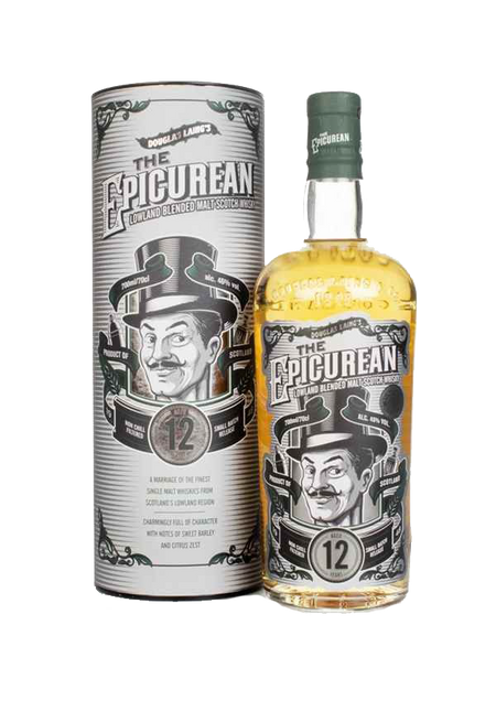 The Epicurean Lowland Blended Malt Scotch Whisky 12 y.o. (gift box)