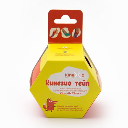 Кинексиб классик кинезио-тейп бинт нестер адгезивный Беби Лиса д детей 2-5 лет 4смх4м 501₽