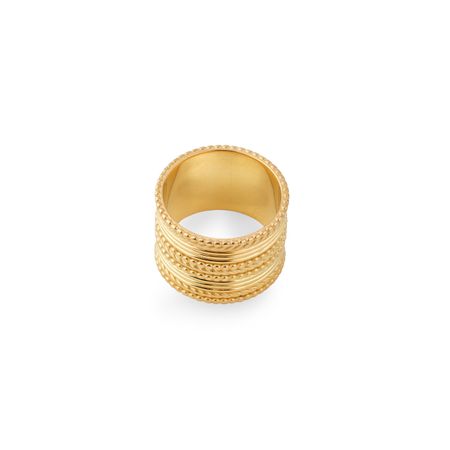 KRASHE jewellery Позолоченное кольцо «Клеопатра»