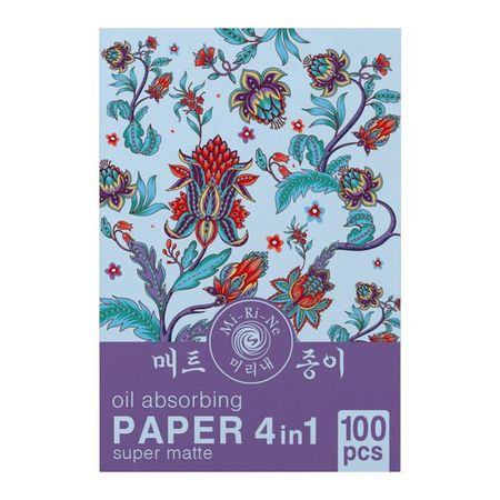 Салфетки матирующие для лица 4 в 1 Super matte Mi-ri-ne/Ми-ри-не 100шт
