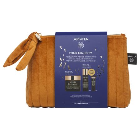 Апивита набор Квин Би крем с насыщенной текстурой 50млсыворотка антивозраст 10млкрем вокруг глаз 2мл 7004₽