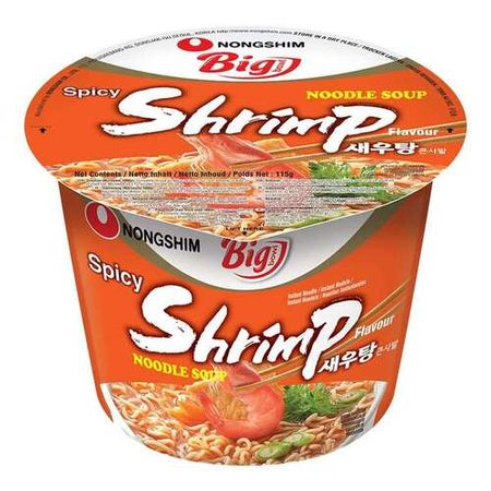 Лапша Nongshim Сеутанг Креветка Big Bowl Shrimp Flavour, 115 г