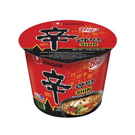Лапша Nongshim Shin Ramen Big Shin Cup Bowl, 114 г