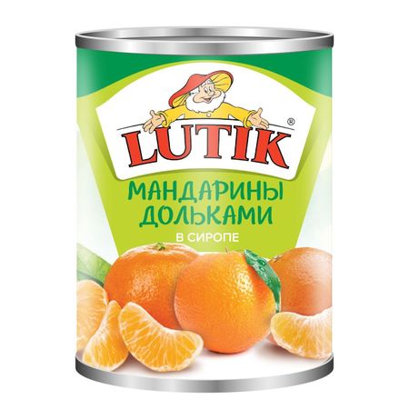 Мандарины дольками Lutik в сиропе 314 мл
