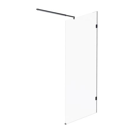 Душевая перегородка AMPM X-Joy 90 W94WI-90-F1-BTE профиль Черный матовый стекло прозрачное 14190₽