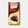 Шоколад  Torras темный 52% с кусочками банана без сахара 75 г