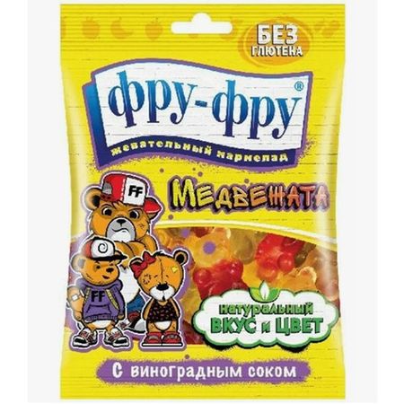 Жевательный мармелад Фру-фру медвежата 80 г