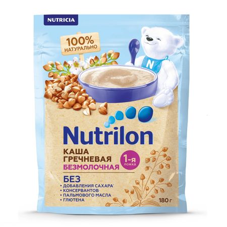 Нутрилон каша б молочная гечка 180г 406₽