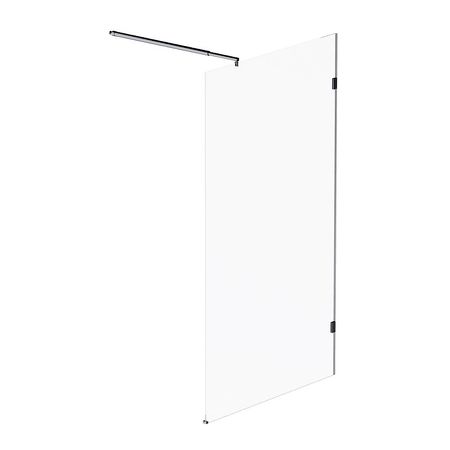 Душевая перегородка AMPM X-Joy 110 W94WI-110-F1-BTE профиль Черный матовый стекло прозрачное 16290₽