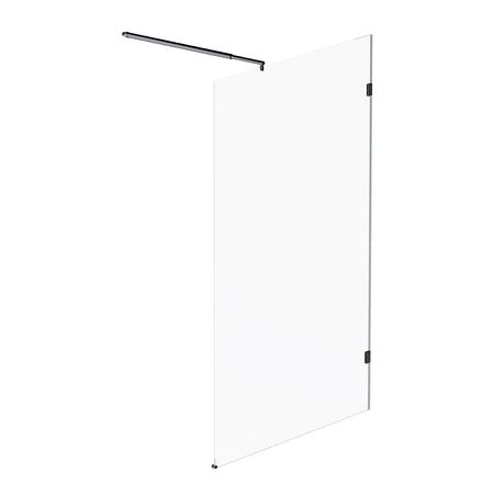 Душевая перегородка AMPM X-Joy 120 W94WI-120-F1-BTE профиль Черный матовый стекло прозрачное 17290₽