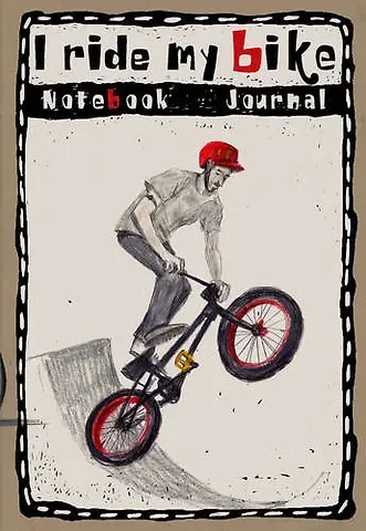 Блокнот. I ride my bike