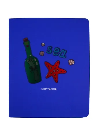 Тетрадь в клетку Paper Art, "Total Blue. Sea", 48 листов, в ассортименте