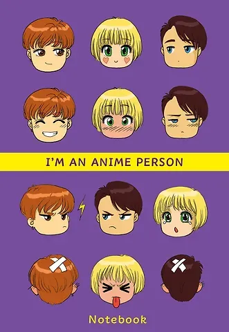 Im an anime person. Блокнот для истинных анимешников (мягкая обложка)