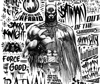Скетчбук "Вселенная DC. Batman", 96 страниц