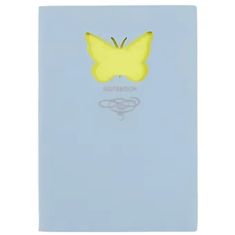 Книга для записей «Butterfly», голубая, 80 листов, А6+