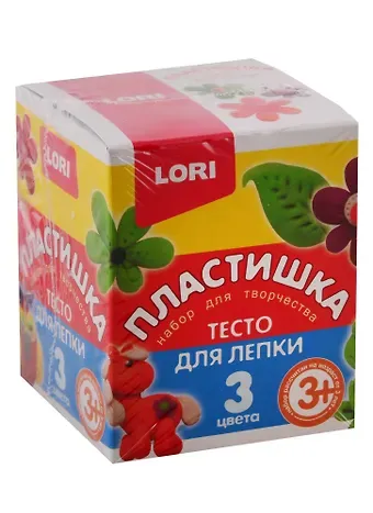 Тесто для лепки. Пластишка. Набор №16, 3цв. по 70 гр.