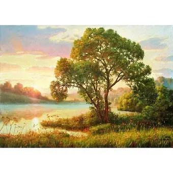 Картина стразами (алмазная мозаика) 40*50 см, ОСТРОВ СОКРОВИЩ "Мелодия заката", без подрам., 662582