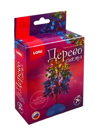 Набор для творчества LORI Дерево счастья Радужное дерево Дер-023