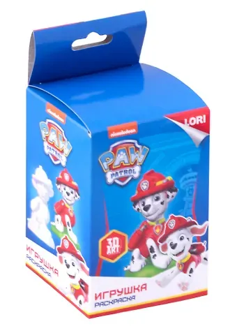 3D Art. Игрушка-раскраска "Щенячий патруль. Маршалл"