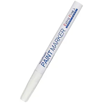 Маркер-краска MunHwa, Extra Fine Paint Marker, белый 1 мм