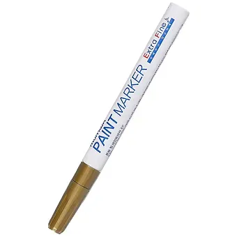 Маркер-краска MunHwa, Extra Fine Paint Marker, золотистый 1 мм
