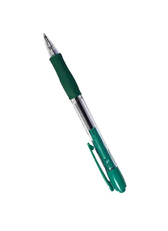 Ручка шариковая Pilot, BPGP-10R-F (G), автоматическая зеленая