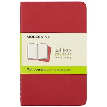 Набор книг для записей Moleskin Cahier Journal Pocket, 3 штуки, мягкая обложка, 32 листа, А6