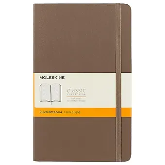 Книга для записей Moleskin Classic Soft, мягкая обложка, коричневая, 120 листов, А5