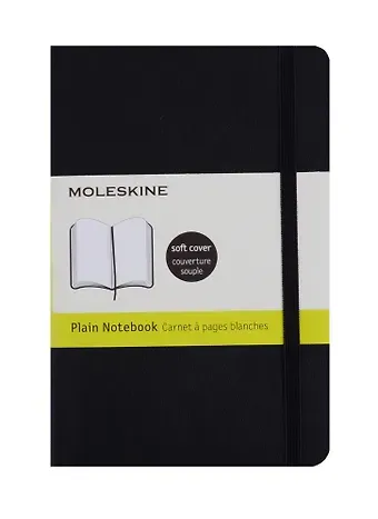 Записная книжка А6 96л "CLASSIC SOFT Pocket" нелинов.блок, черн., тв.обл., инд.уп., Moleskine